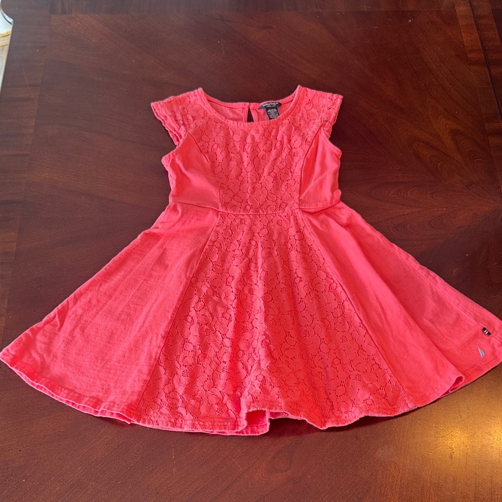 Nautica Vibrant Pink Kids Dress